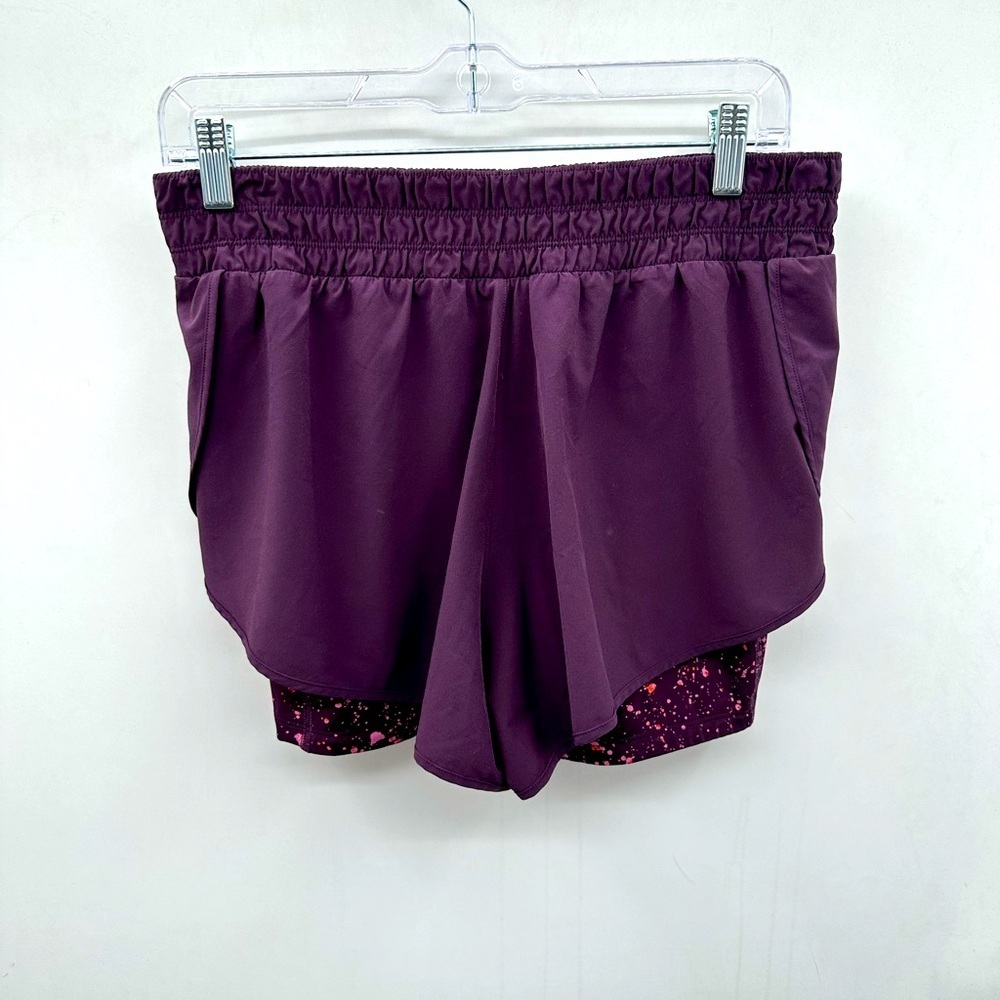 Athleta Purple Women's Athletic Shorts - Picture 3 of 11